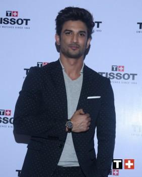 Bollywood actor Sushant Singh Rajput launched a new collection titled Le Locle Regulatateur of the luxury time piece brand Tissot here on Thursday.