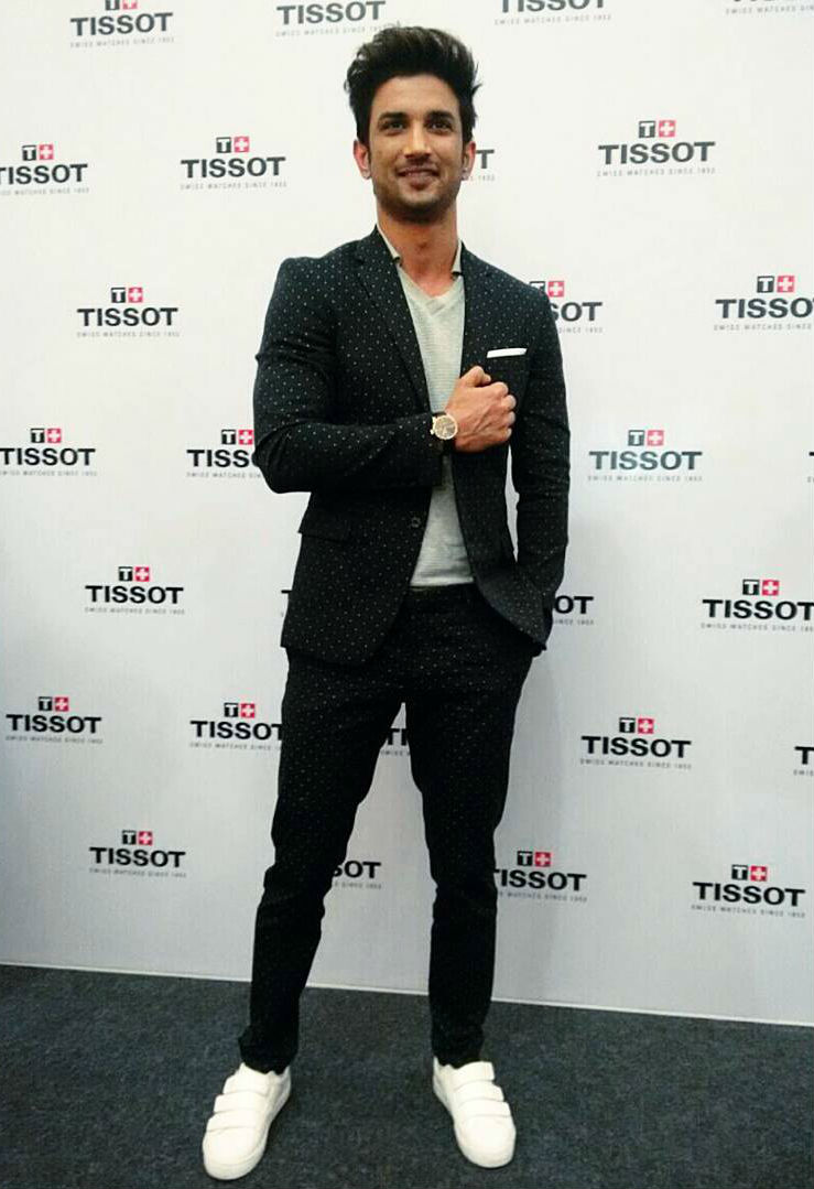 Bollywood actor Sushant Singh Rajput launched a new collection titled Le Locle Regulatateur of the luxury time piece brand Tissot here on Thursday. Sushant Singh Rajput,Sushant Singh Rajput launches Tissot watch,Sushant Singh launches Tissot watch,Sushant Singh,Sushant Singh pics,Sushant Singh images,Sushant Singh photos,Sushant Singh stills,Sushant Singh pictures
