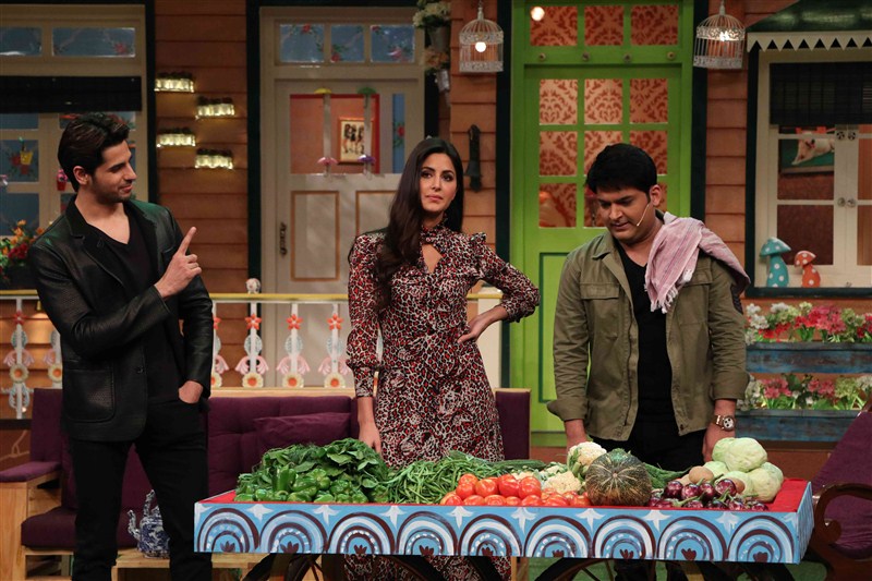 Bollywood actor Sidharth Malhotra and actress Katrina Kaif promote Baar Baar Dekho movie on the sets of The Kapil Sharma Show. Baar Baar Dekho,bollywood movie Baar Baar Dekho,Sidharth Malhotra and Katrina Kaif,Sidharth Malhotra,Katrina Kaif,Baar Baar Dekho promotions,The Kapil Sharma Show,Kapil Sharma Show