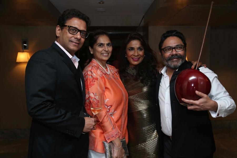 Celebs like Arjun Rampal, Gayatri & Vikas Oberoi at the private pop-up dinner of Chef Gaggan Anand. Arjun Rampal,Gayatri,Vikas Oberoi,Chef Gaggan Anand,Gaggan Anand