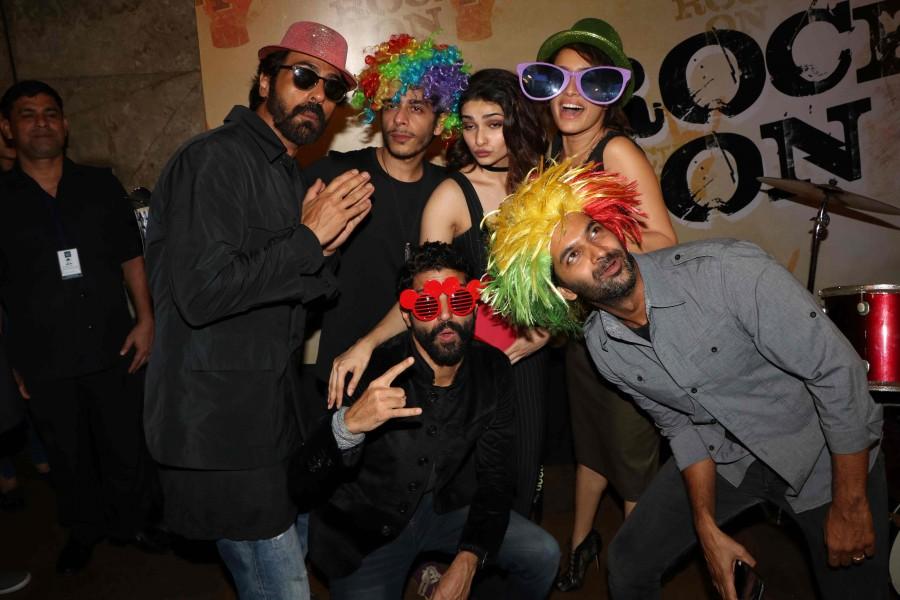 Bollywood movie 'Rock On 2' Teaser launched last night. Celebs like Arjun Rampal, Shashank Arora, Prachi Desai, Shraddha Kapoor, Farhan Akhtar, Purab Kohli and others graced the event. Rock On 2,Rock On 2 teaser launch,Rock On 2 teaser,Arjun Rampal,Shashank Arora,Prachi Desai,Shraddha Kapoor,Farhan Akhtar,Purab Kohli,Rock On 2 teaser pics,Rock On 2 teaser images,Rock On 2 teaser photos,Rock On 2 teaser stills,Rock On 2 teaser pictures