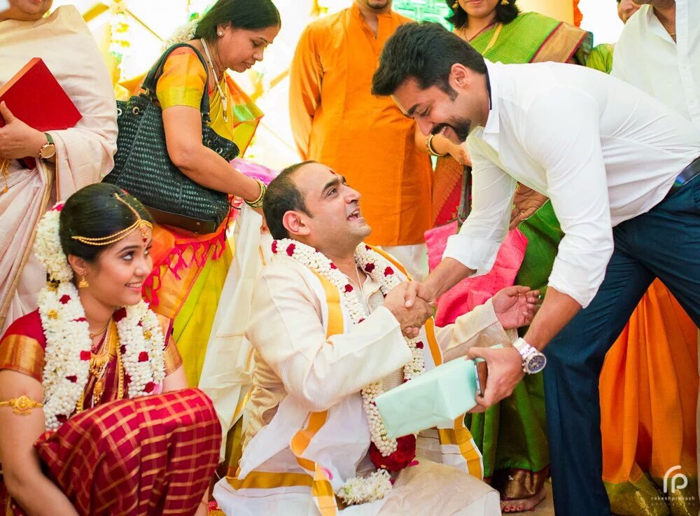 South Indian Actor Suriya, Music Composer AR Rahman at Director Vikram Kumar and Srinidhi wedding, Vikram Kumar and Srinidhi wedding,Vikram Kumar and Srinidhi marriage,Vikram Kumar wedding,Vikram Kumar marriage,Suriya,AR Rahman,Srinidhi wedding,Srinidhi marriage,Vikram Kumar Srinidhi wedding pictures,Srinidhi wedding pics