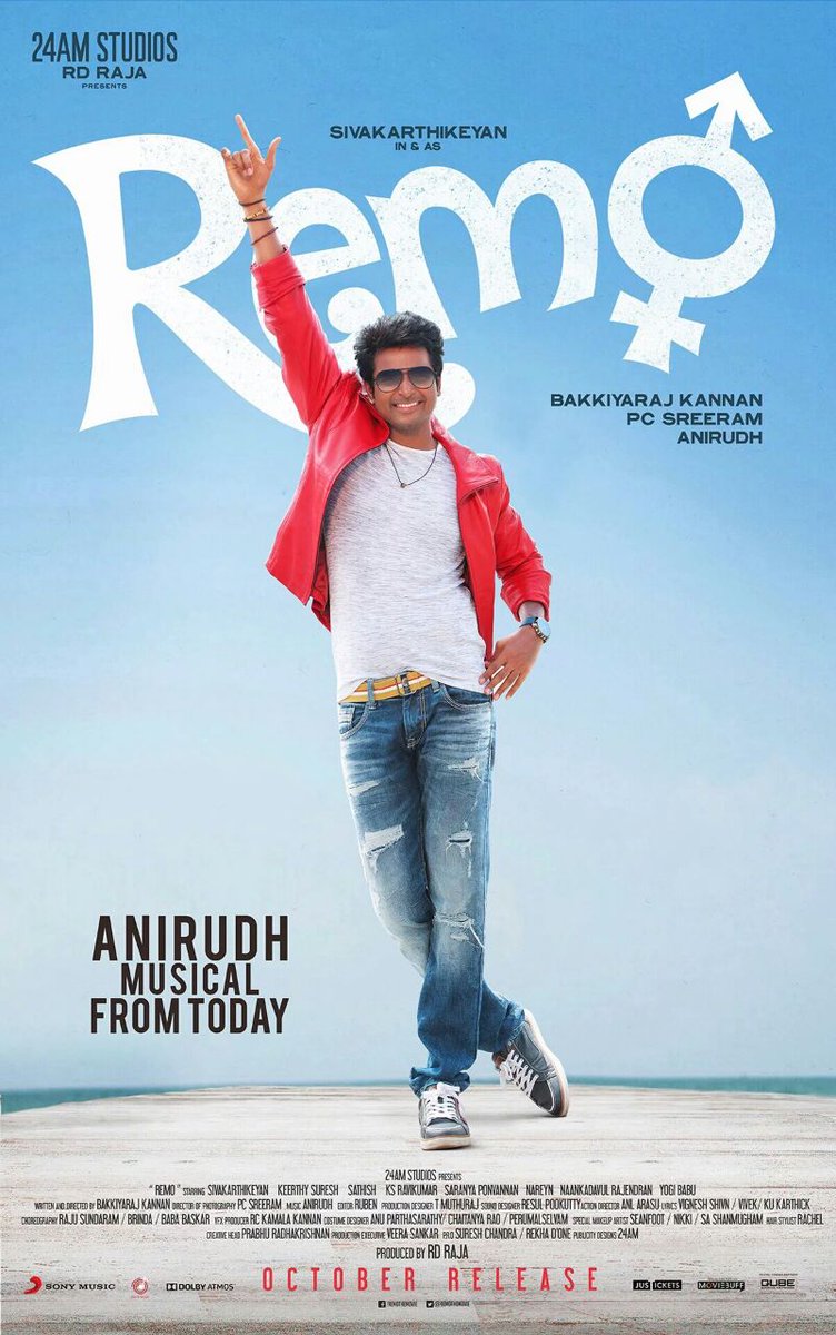 Sivakarthikeyan's Remo first look poster revealed. Remo,Remo first look,Remo Title Track launch,Remo Title Track,Sivakarthikeyan,Sivakarthikeyan as Remo,Sivakarthikeyan in Remo,Remo poster,Remo first look poster,Remo movie pics,Remo movie images,Remo movie photos,Remo movie stills,Remo movie pictures