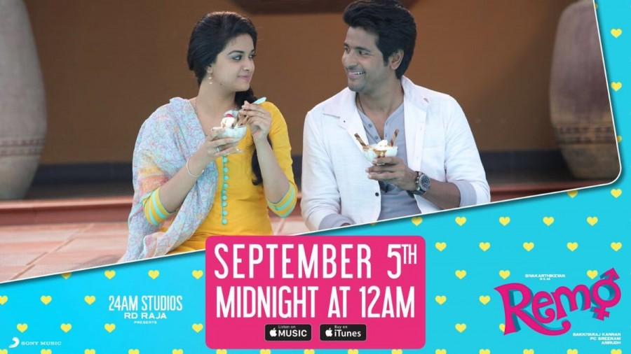 Check out Remo Music Release Posters. Remo is an upcoming romantic comedy movie directed by Bhagyaraj Kannan and Produced by R. D. Raja. The film stars Sivakarthikeyan and Keerthy Suresh in the lead role. The songs and background score for the film are composed by Anirudh Ravichander. Sivakarthikeyan,Keerthy Suresh,Sivakarthikeyan and Keerthy Suresh,Remo Music Release Posters,Remo Music Release,Remo audio Release,Remo audio,Remo music,Remo audio Release pics,Remo audio Release images,Remo audio Release photos,Remo audio Release picture