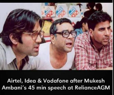 Jio launch after effects: Twitterati Troll Reliance Competitors. Jio,Jio effect,Reliance Jio,Reliance Jio 4g,Jio funny memes,Jio mems,Jio trolls,Jio funny trolls,Reliance Competitors,Air Tel,Aircel,BSNL