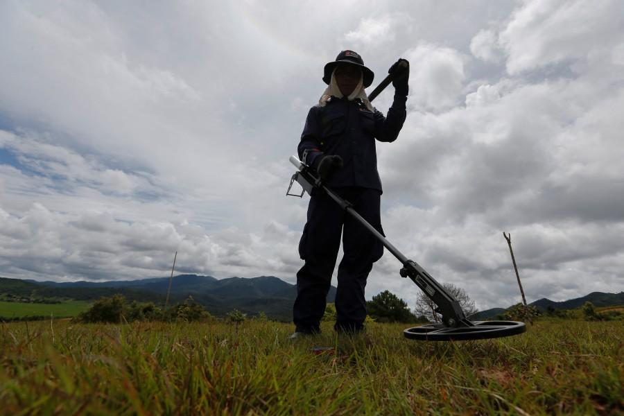 U.S. President Barack Obama arrived at Vientiane, Laos, to attend the ASEAN summit. He became the first U.S. president to visit Laos. He is expected to discuss U.S. efforts to clean up the unexploded ordnance that were dropped during 1964 to 1973, wherein U.S. warplanes dropped more than 270 million cluster munitions on Laos that were part of CIA’s secret operation to destroy supply routes of North Vietnam fighters. The U.S. ran 580,000 bombing missions where one-third of the bombs never exploded, contaminating the land and leaving a trail of devastation. About 20,000 Lao were either killed or injured, even after the completion of the Vietnam War. Laos,Secret war in Laos,Vietnam war,CIA secret war,U.S. legacy in Laos,President Barack Obama,ASEAN summit,North Vietnam,unexploded ordnance,bombing missions