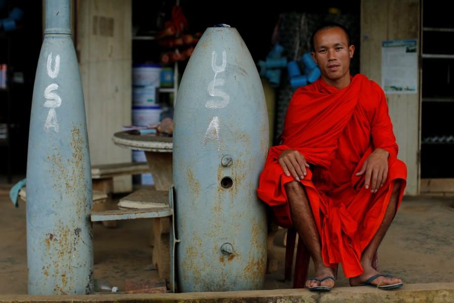 U.S. President Barack Obama arrived at Vientiane, Laos, to attend the ASEAN summit. He became the first U.S. president to visit Laos. He is expected to discuss U.S. efforts to clean up the unexploded ordnance that were dropped during 1964 to 1973, wherein U.S. warplanes dropped more than 270 million cluster munitions on Laos that were part of CIA’s secret operation to destroy supply routes of North Vietnam fighters. The U.S. ran 580,000 bombing missions where one-third of the bombs never exploded, contaminating the land and leaving a trail of devastation. About 20,000 Lao were either killed or injured, even after the completion of the Vietnam War. Laos,Secret war in Laos,Vietnam war,CIA secret war,U.S. legacy in Laos,President Barack Obama,ASEAN summit,North Vietnam,unexploded ordnance,bombing missions