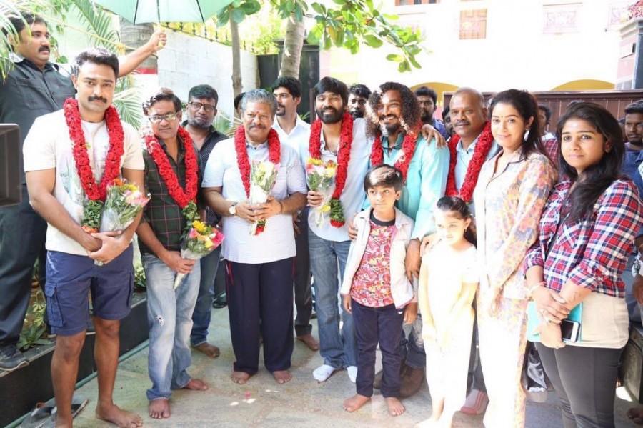 Power Pandi,Power Pandi movie launch,Power Pandi launch,Power Pandi movie pooja,Dhanush,Rajkiran,Prasanna,Sean Roldon,Power Pandi launch pics,Power Pandi launch images,Power Pandi launch photos,Power Pandi launch stills,Power Pandi launch pictures