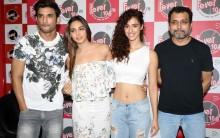 Bollywood actor Sushant Singh Rajput, Kiara Advani, Disha Patani promote M.S Dhoni: The Untold story movie.
