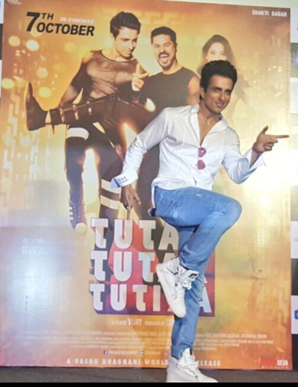 Actor Prabhu Deva, Sonu Sood, Tamannaah Bhatia at Tutak Tutak Tutiya Trailer Launch. Prabhu Deva,Sonu Sood,Tamannaah Bhatia,Tutak Tutak Tutiya Trailer Launch,Tutak Tutak Tutiya Trailer,Tutak Tutak Tutiya Trailer Launch pics,Tutak Tutak Tutiya Trailer Launch images,Tutak Tutak Tutiya Trailer Launch photos,Tutak Tutak Tutiya Trailer Launch