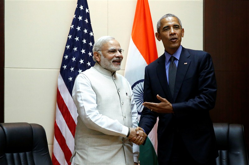 Indian Prime Minister Narendra Modi on Thursday met US President Barack Obama on the sidelines of the 14th India-Asean Summit and the 11th East Asia Summit here. 11th East Asia Summit,Narendra Modi meets Barack Obama,Narendra Modi,Barack Obama,Modi meets Obama,Prime Minister Narendra Modi,US President Barack Obama