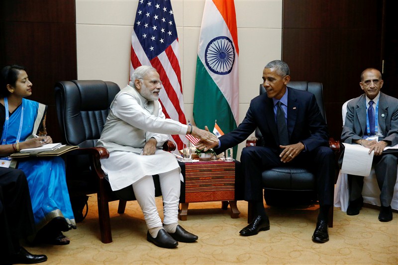 Indian Prime Minister Narendra Modi on Thursday met US President Barack Obama on the sidelines of the 14th India-Asean Summit and the 11th East Asia Summit here. 11th East Asia Summit,Narendra Modi meets Barack Obama,Narendra Modi,Barack Obama,Modi meets Obama,Prime Minister Narendra Modi,US President Barack Obama