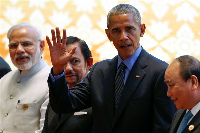 Indian Prime Minister Narendra Modi on Thursday met US President Barack Obama on the sidelines of the 14th India-Asean Summit and the 11th East Asia Summit here. 11th East Asia Summit,Narendra Modi meets Barack Obama,Narendra Modi,Barack Obama,Modi meets Obama,Prime Minister Narendra Modi,US President Barack Obama