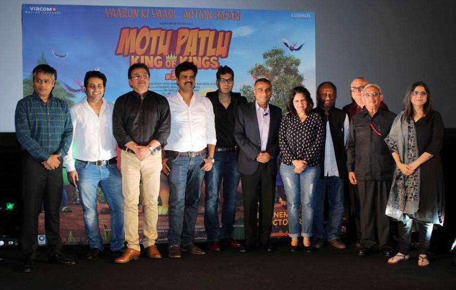 Actor Sushant Singh Rajput on Thursday launched the trailer of upcoming 3D stereoscopic animated film Sushant Singh Rajput,Motu Patlu - King Of Kings,Motu Patlu - King Of Kings trailer,Motu Patlu,Motu Patlu trailer,Motu Patlu trailer launch,Motu Patlu trailer launch pics,Motu Patlu trailer launch images,Motu Patlu trailer launch photos,Motu Patlu trailer