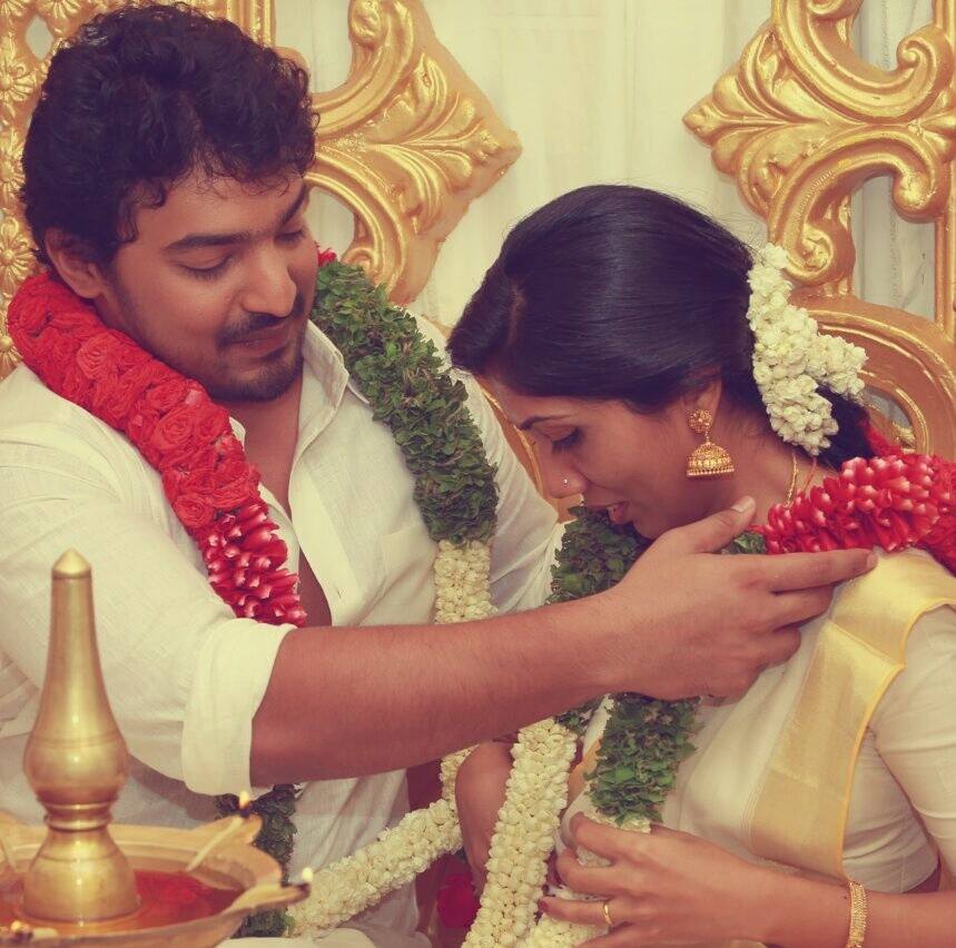 Nithin Renji Panicker got married to Teny John on Thursday, Sept. 8. Nihin Renji Panicker,Nihin Renji Panicker wedding,Nihin Renji Panicker marriage,Nihin Renji Panicker intercaste marriage,renji panicker son marriage,teny john