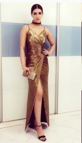Golden Dress is already a big trend in Hollywood but when it comes to Bollywood it is Kriti Sanon, who is flaunting the colour and rather well. It is a colour that not many actress can carry it off well, but Kriti is seen experimenting with it and pulling it off amazingly. Kriti Sanon,Kriti Sanon in Golden Dress,Kriti Sanon looks stunning,Kriti sanon photos,Kriti Sanon pics,Kriti Sanon images,Kriti Sanon stills,Kriti Sanon pictures,Kriti Sanon latest pics,Kriti Sanon latest images,Kriti Sanon latest photos,Kriti Sanon lates