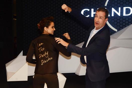 Chandon X McLaren Honda installation event held in Mumbai. Bollywood Celebs like Kangna Ranaut, Malaika Arora Khan, Kalki Koechlin, Sarah Jane Dias, Gulshan Devaiya and others graced the event.