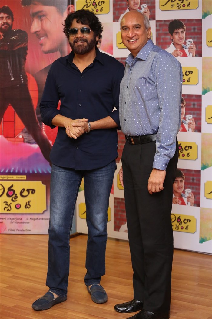 Telugu movie Nirmala Convent Press Meet held in Hyderabad. Celebs like Nagarjuna Akkineni and Producer Nimmagadda Prasad graced the event. Akkineni Nagarjuna,Nagarjuna at Nirmala Convent Press Meet,Nirmala Convent Press Meet,Nirmala Convent,Telugu movie Nirmala Convent,Nirmala Convent Press Meet pics,Nirmala Convent Press Meet images,Nirmala Convent Press Meet photos,Nirmala Convent Press M
