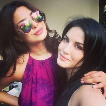 Actress Priyanka Chopra had a fun afternoon date with Indo-Canadian actress Sunny Leone.