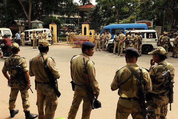 Widespread violence broke out in southern Karnataka on Monday over the apex court order to release Cauvery river water to Tamil Nadu, with angry Kannadiga protesters torching over 30 buses of a Tamil-owned bus depot in Bengaluru. Cauvery water row,Cauvery water,Cauvery water dispute,144 imposed in Bangalore,144 in Bangalore,Bangalore after violence,Kannadiga protesters,Tamil Nadu,Karnataka and Tamil Nadu