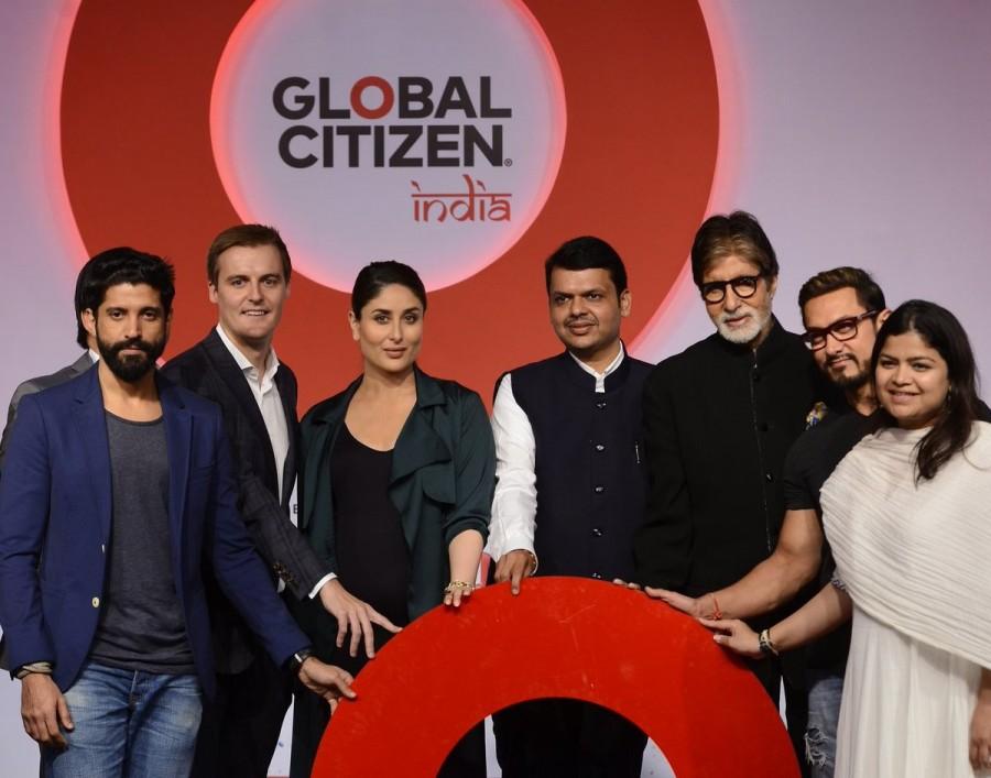 Bollywood celebs like Amitabh Bachchan, Aamir Khan, Kareena Kapoor, Farhan Akhtar and others graced at the Global Citizen India event. Amitabh Bachchan,Aamir Khan,Kareena Kapoor,Farhan Akhtar,Global Citizen India,Kareena Kapoor Khan
