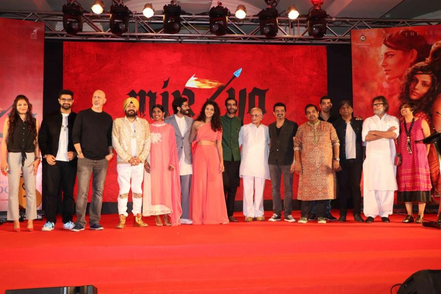 The music launch of Rakeysh Omprakash Mehra's, Anil Kapoor,Sanjay Kapoor,Sonam Kapoor,Boney Kapoor,Sridevi,Javed Akhtar,Tanvi Azim,Mirzya music launch,Mirzya music,Mirzya audio,Mirzya audio launch,Mirzya music launch pics,Mirzya music launch images,Mirzya music launch photos,Mirzya music launch stills