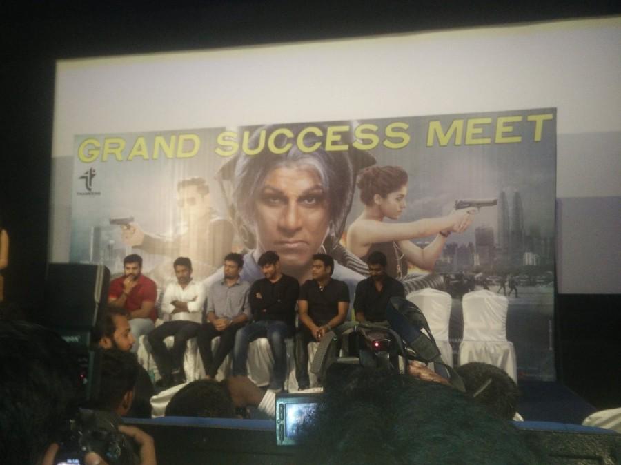 South Indian actor Chiyaan Vikram at Iru Mugan success meet. Chiyaan Vikram,Vikram,Iru Mugan success meet,Iru Mugan,Vikram at Iru Mugan success meet,Iru Mugan success meet pics,Iru Mugan success meet images,Iru Mugan success meet photos,Iru Mugan success meet stills,Iru Mugan success meet pictures