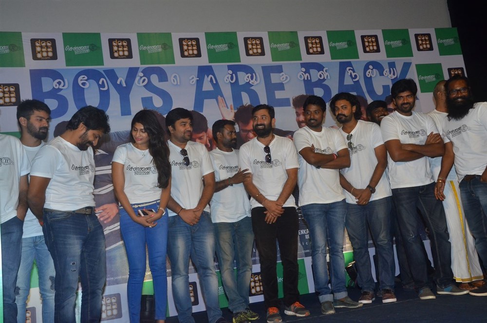 Venkat Prabhu,Yuvan Shankar,Premgi Amaren,Chennai 28,Chennai 28 part 2,Chennai 28 2,Chennai 28 2nd Innings,Anjena Kirti,Vijayalakshmi,Inigo Prabakaran,Shanthini Mathivanan,Aravind Akash,Kalyan,Vaibhav Reddy,Madhan Karky,Vijay Vasanth,Nithin Sathya,Mahat R