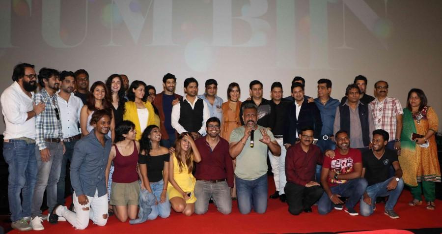 Bollywood movie Tum Bin 2 teaser launched last night. Celebs like Aashim Gulati, Neha Sharma, Aditya Seal, Bhushan Kumar, Krishan Kumar, Ajay Kapoor and others graced the event. Neha Sharma,Aditya Seal,Tum Bin 2 teaser launch,Tum Bin 2 teaser,Tum Bin 2 teaser launch pics,Tum Bin 2 teaser launch images,Tum Bin 2 teaser launch photos,Tum Bin 2 teaser launch stills,Tum Bin 2 teaser launch pictures