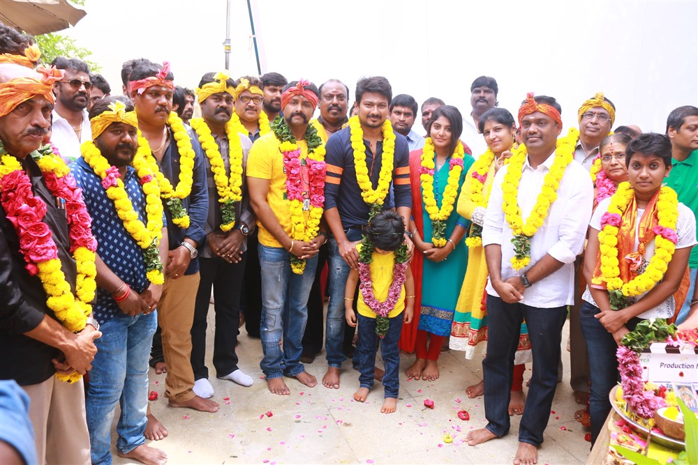 Udhayanidhi Stalin, Manjima Mohan's New movie launched under Lyca Productions No 9 in Chennai. Celebs like Udhayanidhi Stalin, Manjima Mohan, Director Gaurav Narayanan, Producer Raju Mahalingam, Arvind Singh, RK Suresh and others graced the event. Udhayanidhi Stalin,Manjima Mohan,Udhayanidhi Stalin and Manjima Mohan,Udhayanidhi Stalin new movie,Udhayanidhi Stalin new movie launch,Gaurav Narayanan,Raju Mahalingam,Arvind Singh,RK Suresh