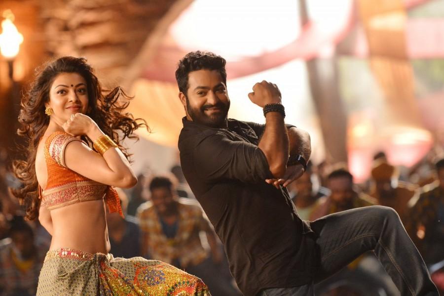 Jr NTR and Kajal Aggarwal in Pakka Local Song from Janatha Garage -  Photos,Images,Gallery - 48667