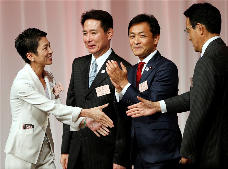 Japan's main opposition Democratic Party elects a former cabinet minister as its first female leader. Renho,Japan's first female opposition leader,female opposition leader,Japan opposition leader,Renho as opposition leader,Renho as female opposition leader,Renho pics,Renho images,Renho photos,Renho stills,Renho pictures