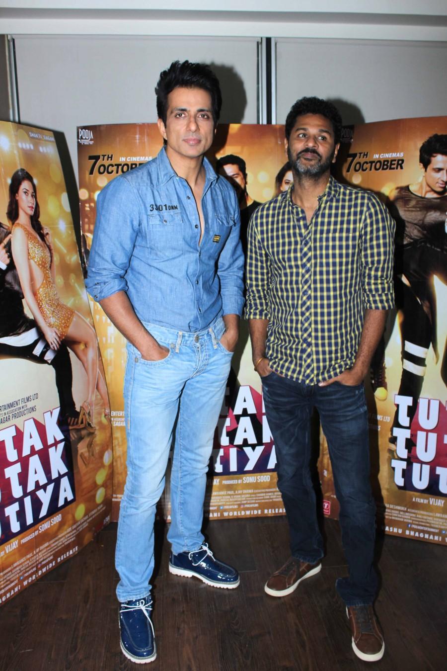 Bollywood actor Prabhu Deva and Sonu Sood promote Tutak Tutak Tutiya at JW Marriott. Prabhu Deva,Sonu Sood,Prabhu Deva and Sonu Sood,Tutak Tutak Tutiya,Tutak Tutak Tutiya promotions,Tutak Tutak Tutiya promotion,Tutak Tutak Tutiya pics,Tutak Tutak Tutiya images,Tutak Tutak Tutiya photos,Tutak Tutak Tutiya stills,Tutak Tutak Tutiya pictures