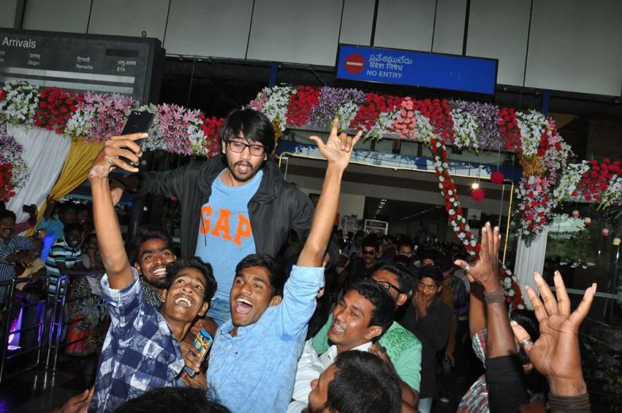 Celebs like Megastar Chiranjeevi, Boney Kapoor, Sridevi, Allu Sirish, Sunil, Raj Tarun, Ali and others snapped at Vizag Airport to attend Mohan Babu's 40 year Celebrations. Mohan Babu's Felicitation Ceremony,Mohan Babu Felicitation Ceremony,Mohan Babu,Mohan Babu 40 Celebrations,Mohan Babu 40 Years,Chiranjeevi,Boney Kapoor,Sridevi,Allu Sirish,Sunil,Ali,Megastar Chiranjeevi,MB40 Event,MB40,Raj Tarun