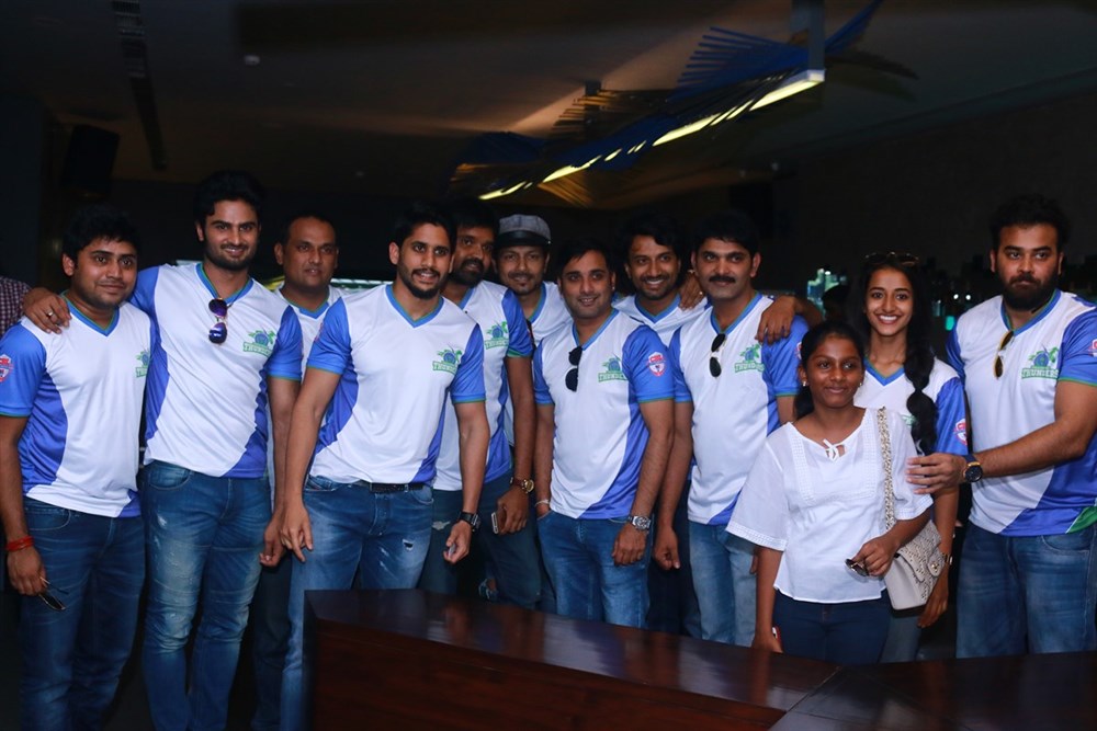 Naga Chaitanya at CBL Telugu Thunders Team Jersey Launch