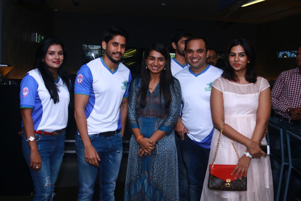 CBL (Celebrity Badminton League) Telugu Thunders Team Jersey Launch held in Chennai. Celebs like Naga Chaitanya, Sanjana Galrani, Tarun, Apoorva Srinivasan, Seerat Kapoor, Hemachandran Nandini Vijay and others graced the press meet. CBL Telugu Thunders Team Jersey,CBL Telugu Thunders,Telugu Thunders,Naga Chaitanya,Sanjana Galrani,Tarun,Apoorva Srinivasan,Seerat Kapoor,CBL Jersey Launch,CBL Jersey Launch pics,CBL Jersey Launch images,CBL Jersey Launch photos,CBL Jersey Launch stills,C