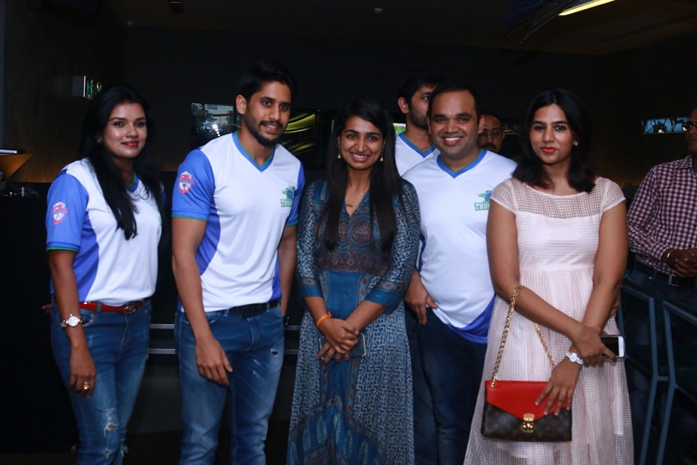 Naga Chaitanya at CBL Telugu Thunders Team Jersey Launch