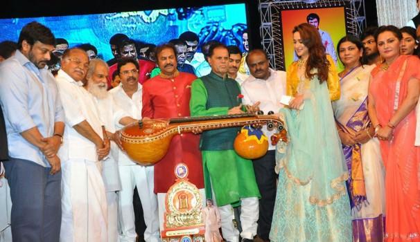 Telugu Actor Mohan Babu 40 Years Celebration event held in Vizag. Celebs like Chiranjeevi, Venkatesh, Charmi, KJ Yesudas, T Subbarami Reddy, Manchu Vishnu, Manchu Lakshmi, Manoj, Sridevi, Boney Kapoor, Dasari Narayana Rao, Allu Sirish, Brahmanandam, Sunil, Raghu Babu, Paruchuri Gopalakrishna, Ali, Posani Krishna Murali, Raja Ravindra, Pranathi Reddy, Nirmala Devi, D Suresh Babu, Viranica Manchu, Nagababu, PJ Kurien, B Gopal, Jhansi, Raj Tarun, HD Kumaraswamy, K Raghavendra Rao, Ravi Raja Pinisetty, Nikhil Siddharth, Pragya Jaiswal, Mani Sharma, Sai Dharam Tej, Allu Aravind and others graced the event.