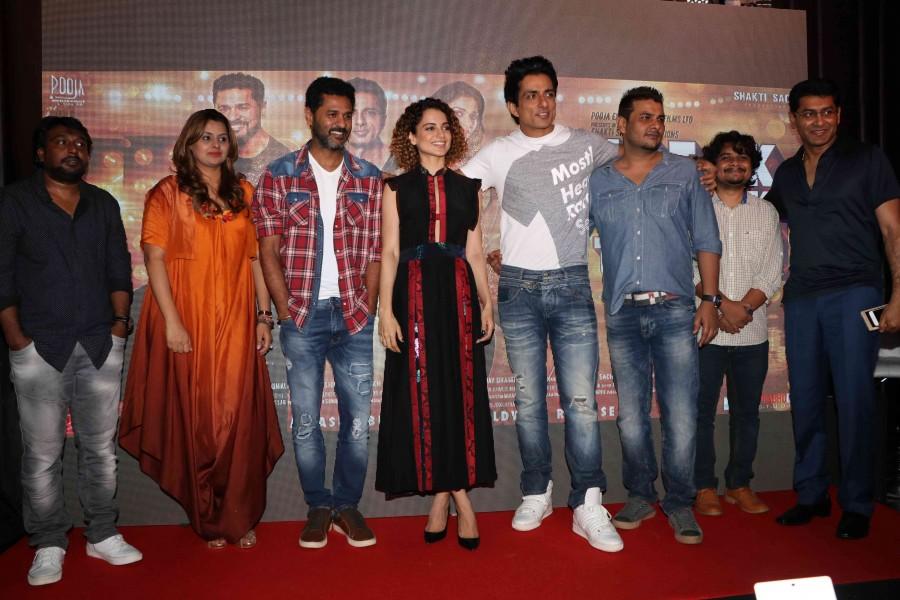 Bollywood actress Actress Kangana Ranaut on Monday unveiled the title track of the film Kangana Ranaut,Prabhudeva,Sonu Sood,Tutak Tutak Tutiya,Tutak Tutak Tutiya music launch,Tutak Tutak Tutiya music,Tutak Tutak Tutiya music audio,Tutak Tutak Tutiya audio launch,Tutak Tutak Tutiya music launch pics,Tutak Tutak Tutiya music launch images,Tuta