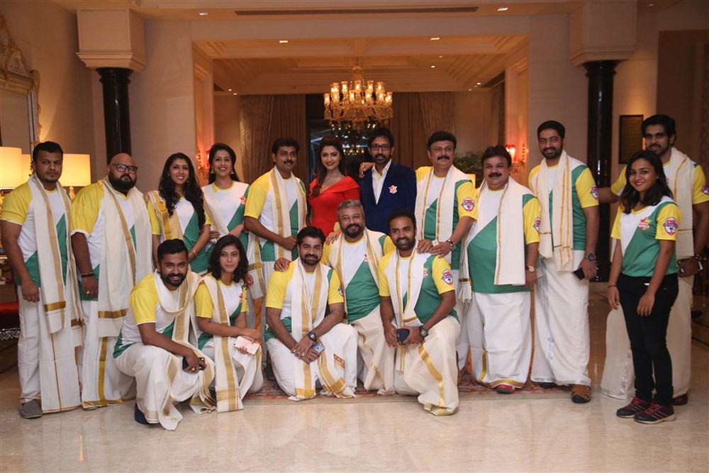 The first season of the Celebrity Badminton League (CBL) Launched in Chennai. Teams like Chennai Rockers, Tollywood Thunders, Kerala Royals and Karnataka Alps CBL unveiled their Jersey. Celebs like R Madhavan, Arya, Iniya, Amala Paul, Suja Varunee, Prasanna, Suhasini, Munna, Chaams, Ashok, Natraj, Vaibhav Reddy, Mamta Mohandas, Drums Sivamani, Rupa Manjari, Narain, Bharath, Jayaram and others graced the event. Celebrity Badminton League Launch,CBL,CBL Launch,R Madhavan,Arya,Iniya,Amala Paul,Suja Varunee,Prasanna,Suhasini,Munna,Chaams,Ashok,Natraj,Vaibhav Reddy,Mamta Mohandas,Drums Sivamani,Rupa Manjari,Narain,Bharath,Jayaram