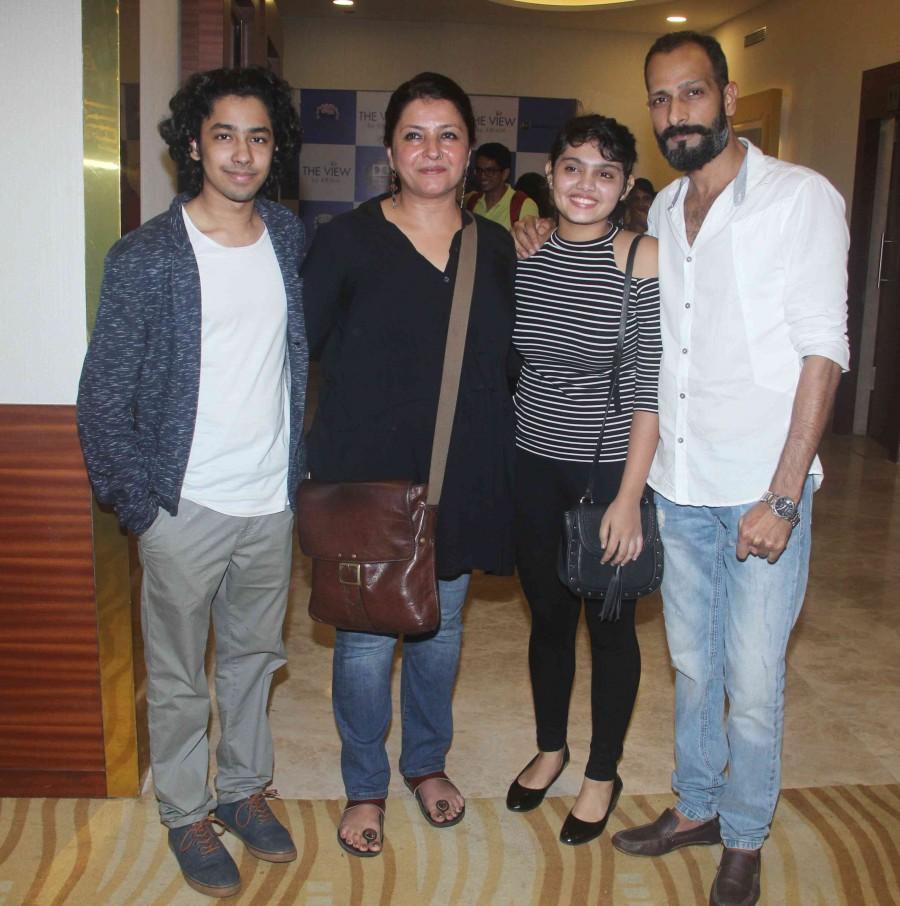 The recent screening of 'Parched' was a star-studded affair. Bollywood stars like Sanjay Suri, Onir, Monali Thakur, Rajkummar Rao, Riddhi Sen, Leena Yadav, Laher Khan, Mahesh Balraj, Ken Ghosh, Mukesh Chabbra were spotted at the special screening of Parched. Parched,Parched Special screening,Sanjay Suri,Onir,Monali Thakur,Rajkummar Rao,Riddhi Sen,Leena Yadav,Laher Khan,Mahesh Balraj,Ken Ghosh,Mukesh Chabbra,Celebs at Parched Special screening,Parched Special screening pics,Parched Special screening images,Par