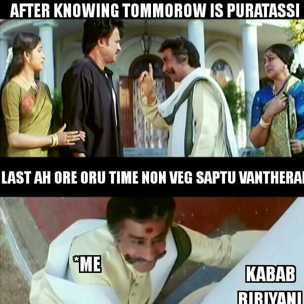 Puratasi month Funny memes. Puratasim,Puratasi memes,Puratasi Funny memes,Funny memes,memes,Puratasi month memes,Non Veg memes,Tamil memes