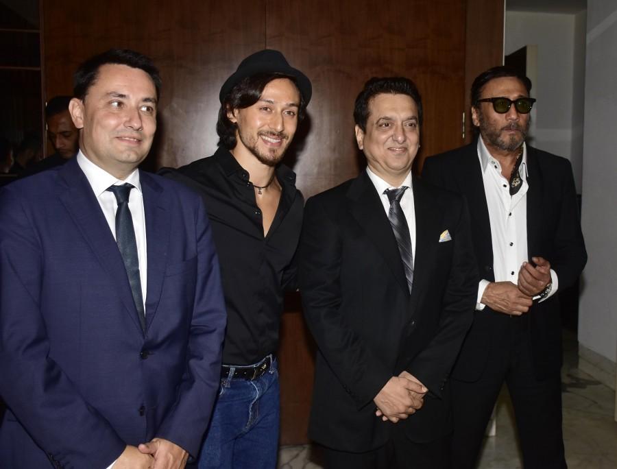 The event last evening was graced by Jacqueline Fernandez, Tiger Shroff and Jackey Shroff, Chunky Pandey, Sunil Shetty, Dvaid Dhawan and Vishal Bhardwaj. Jacqueline Fernandez,Tiger Shroff,Jackey Shroff,Chunky Pandey,Sunil Shetty,Dvaid Dhawan,Vishal Bhardwaj,Sajid Nadiadwalla,French honoring ceremony,Sajid Nadiadwalla French honoring ceremony,French honour for Sajid Nadiadwala