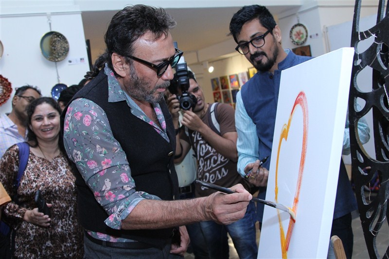 Mrs. Amruta Fadnavis inaugurates 'The Art Trisomy 21', an art exhibition by individuals suffering from Down's syndrome and other developmental disorders. Amruta Fadnavis,The Art Trisomy 21,Trisomy 21,Radhike Khanna,Artist Anuradha Thakur,Jackie Shroff,Jackie Shroff at The Art Trisomy 21,Radhike Khanna,Amruta Fadnavis