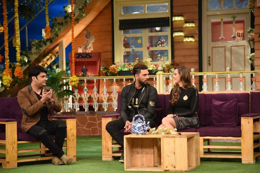 Yuvraj Singh and Hazel Keech On The Kapil Sharma Show Yuvraj Singh,Hazel Keech,Yuvraj Singh and Hazel Keech,The Kapil Sharma Show,yuvraj singh wedding date,yuvraj singh marriage,yuvraj singh marriage date,yuvraj singh hazel keech