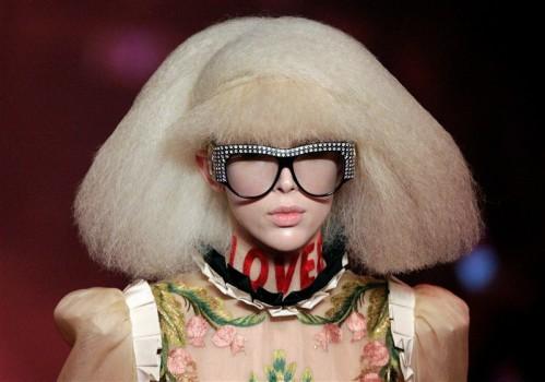 Gucci creative director Alessandro Michele presents his Spring/Summer 2017 collection in Milan.