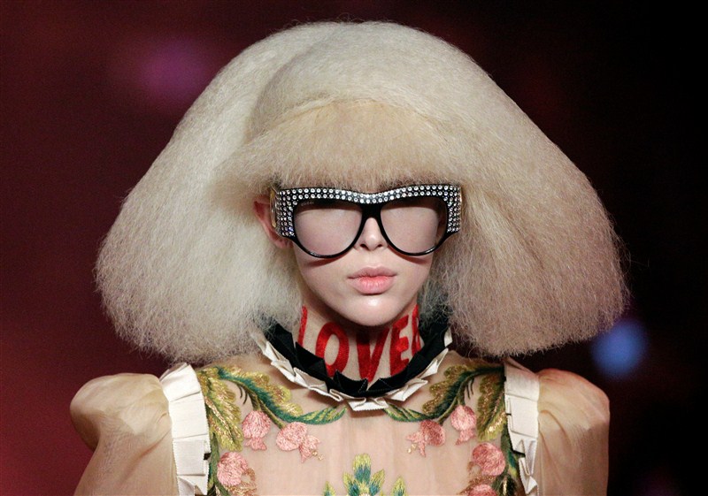 Gucci creative director Alessandro Michele presents his Spring/Summer 2017 collection in Milan. Gucci,Milan Fashion Week,Milan Fashion Week 2016,Alessandro Michele,Spring/Summer 2017 collection,Summer 2017 collection,Spring 2017 collection
