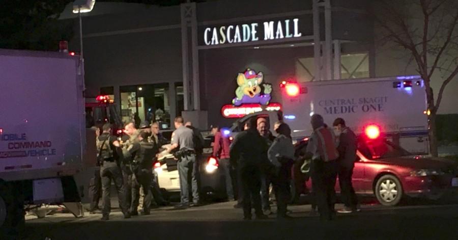 At least four persons were killed in a shooting at a mall in Washington on Friday night, police said. Washington state mall shooting,Washington mall shooting,mall shooting,Washington,gunman,gunman at mall shooting,Cascade Mall,Cascade Mall shooting