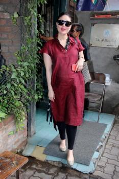 Bollywood actress Kareena Kapoor Khan spotted in Bandra.