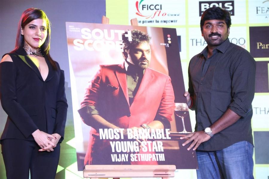 South Scope Lifestyle Awards 2016 event held at Chennai. Celebs like Vijay Sethupathi, Samantha Ruth Prabhu, Latha Rajinikanth, Aishwarya Dhanush, Soundarya Ashwin, Madhumitha, Manchu Lakshmi, Sanjana Galrani, Mariazeena Johnson, Raashi Khanna and others graced the event. South Scope Lifestyle Awards 2016,South Scope Lifestyle Awards,Vijay Sethupathi,Samantha Ruth Prabhu,Latha Rajinikanth,Aishwarya Dhanush,Soundarya Ashwin,Madhumitha,Manchu Lakshmi,Sanjana Galrani,Mariazeena Johnson,Raashi Khanna